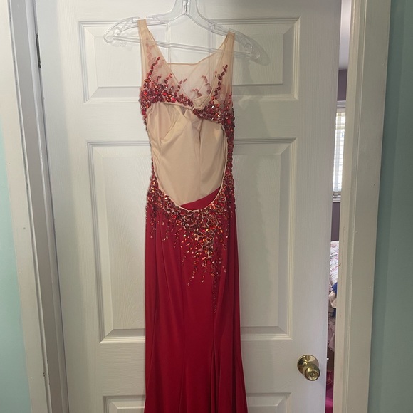Red Prom Dress *size 0* - Picture 2 of 7